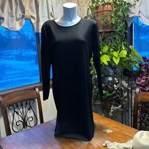 Misook Stretchy Knit Sheath Dress | Black | XL